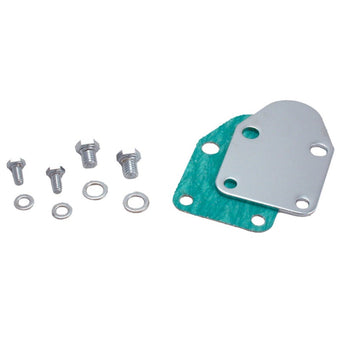 compare product Spectre SB Chevy Fuel Pump Block-Off Plate