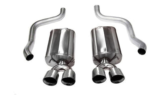 compare product Corsa 2017-2019 Corvette Z06 2.75in Axle Back Exhaust Polished Dual Rear Exit Quad 4.5in Tip (Sport)
