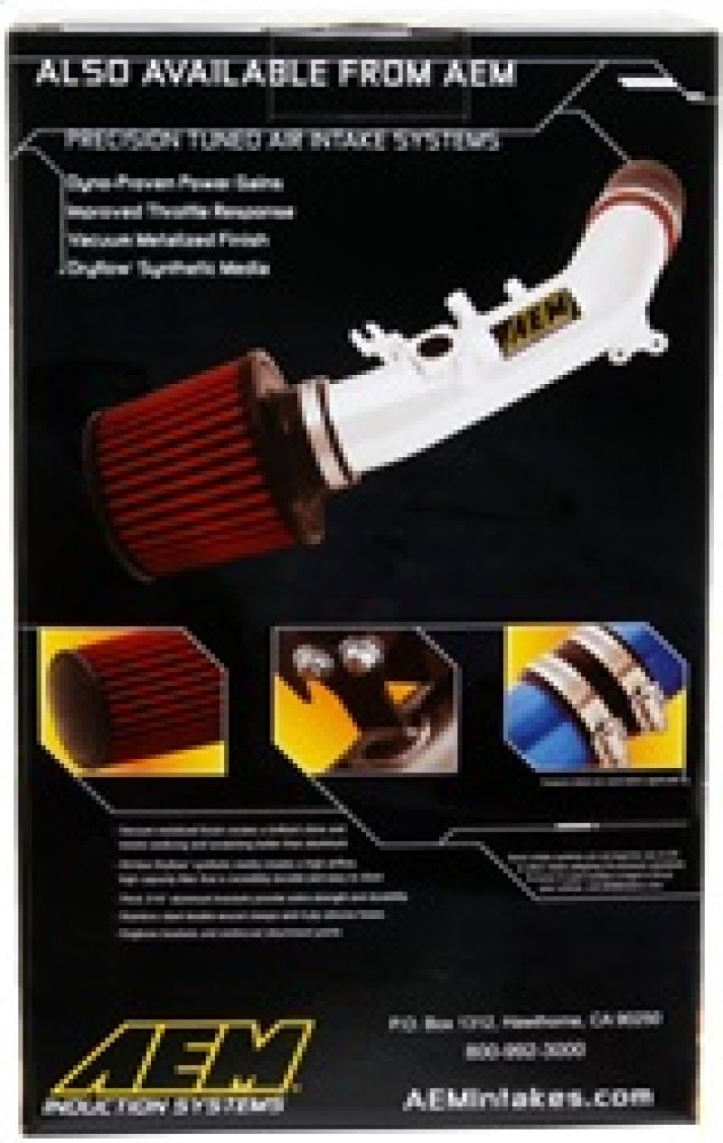 AEM DryFlow Air Filter - Round 2.75in ID x 6.25in OD x 8.25in H fits 2007 - 2014 Ford/Volvo - My Store