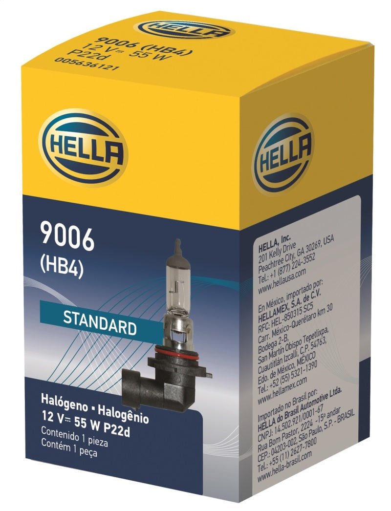 Hella 9006 12V 55W Halogen Bulb - My Store