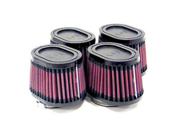 compare product K&N Universal Rubber Filter 2.125in Flange ID/3in x 4in Tapered Oval/2.75in Height (4 Filters)