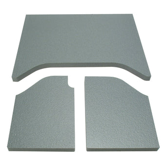 compare product DEI 07-10 Jeep Wrangler JK 2-Door Boom Mat Headliner - 3 Piece - Gray