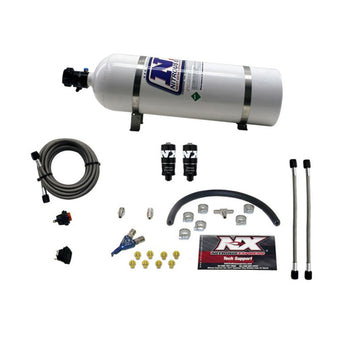 compare product Nitrous Express Hitman EFI Single Nozzle Piranha Nitrous Kit (35-75HP) w/15lb Bottle