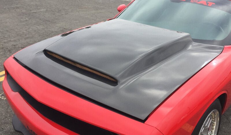 Anderson Composites 2018 Dodge Demon Cowl - Style Carbon Fiber Hood - My Store