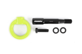 compare product PERRIN 15-17 Subaru WRX & STI / 13-17 Crosstrek / 12-16 Impreza Tow Hook Kit (Front) - Neon Yellow