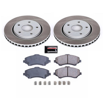 compare product Power Stop 09-14 Volkswagen Routan Front Semi-Coated Rotor Kit