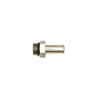 compare product DeatschWerks 8AN ORB Male To 1/2in Barb Fitting (Single Barb - Incl O-Ring)