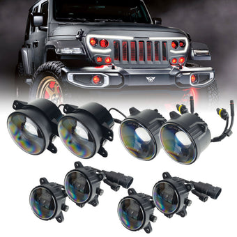 compare product Oracle VECTOR Grille Demon Eye Projector Conversion Kit - ColorSHIFT w/o Controller