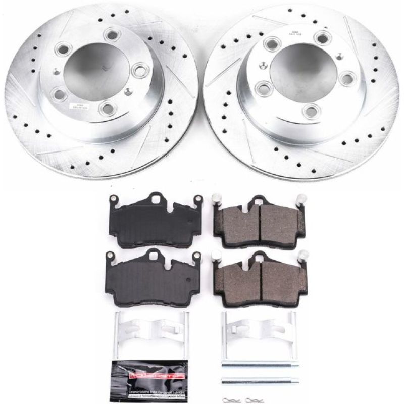 Power Stop 05 - 12 Porsche Boxster Rear Z23 Evolution Sport Brake Kit - My Store