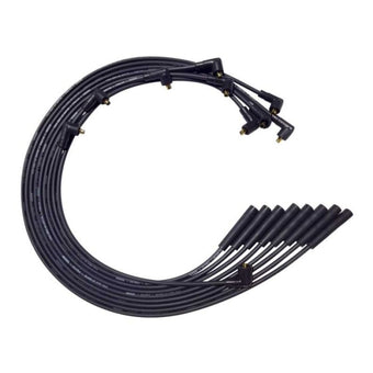 compare product Moroso Chrysler Mopar 361/383/400/440 Str Plug End Non-HEI Unsleeved Ultra Spark Plug Wire Set - Blk