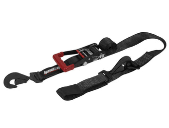 compare product SpeedStrap 2In x 10Ft Ratchet Tie Down w/ Twisted Snap Hooks & Axle Strap Combo - Black