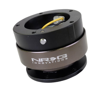 compare product NRG Quick Release Kit Gen 2.5 - Black / Black Ring (6 Hole Base 5 Hole Top)