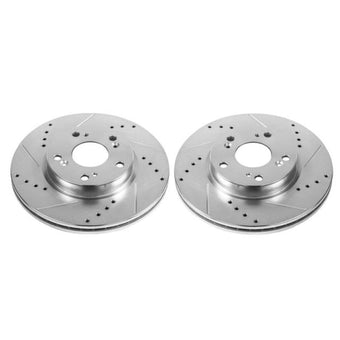 compare product Power Stop 2013 Acura ILX Front Evolution Drilled & Slotted Rotors - Pair