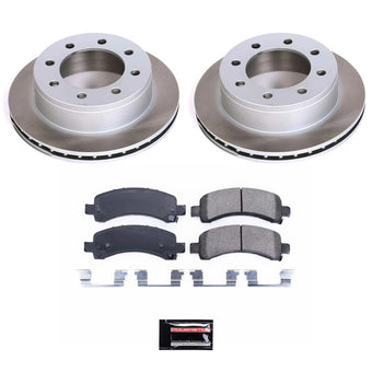 compare product Power Stop 03-16 GMC Savana 3500 Rear Semi-Coated Rotor Kit