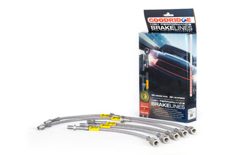 compare product Goodridge 8/84-7/87 Toyota Corolla GTS Stainless Steel Brake Line Kit