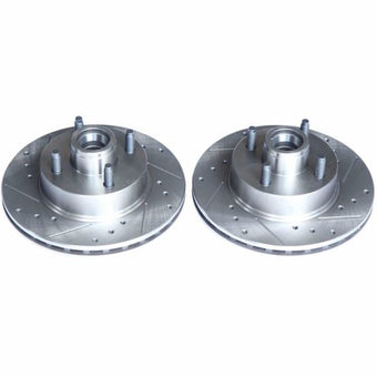compare product Power Stop 1979 Ford Mustang Front Evolution Drilled & Slotted Rotors - Pair