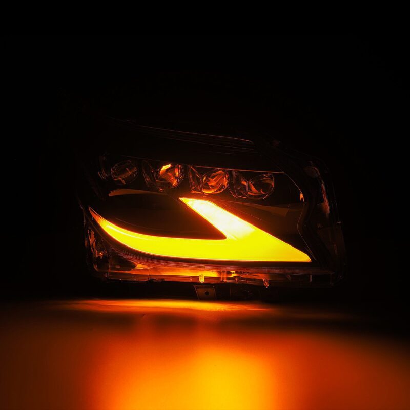 AlphaRex 14 - 19 Lexus GX460 (Non - AFS) NOVA LED Proj Headlights Alpha Black w/Activ Light/Seq Signal - My Store