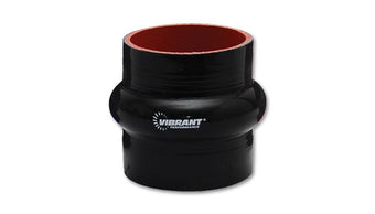 compare product Vibrant 4 Ply Reinforced Silicone Hump Hose Connector - 2.5in I.D. x 3in long (BLACK)
