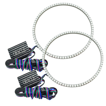 compare product Oracle Jeep Wrangler JK 07-17 LED Waterproof Halo Kit - ColorSHIFT w/o Controller