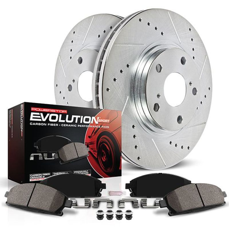 Power Stop 2021 GMC Acadia Rear Z23 Evolution Brake Kit - My Store