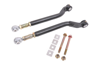 compare product BMR 08-17 Challenger Rear On-Car Adj. Toe Rods Delrin/Rod End Combo - Black Hammertone