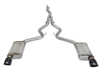 aFe MACHForce XP Exhausts Cat - Back SS - 304 EXH w/ Black Tips 15 - 16 Ford Mustang EcoBoost 2.3L (t) - My Store