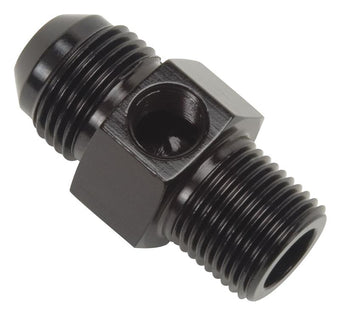 compare product Russell Performance -6 AN Flare to 3/8in Pipe Pressure Adapter (Black)