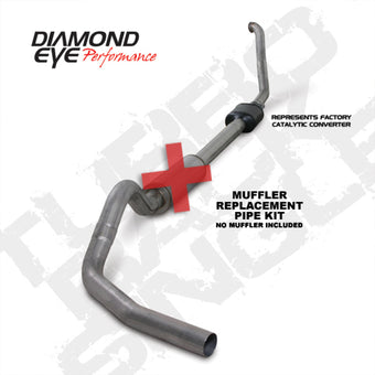 compare product Diamond Eye KIT 4in TB MFLR RPLCMENT PIPE SGL SS 94-97 7 3L F250/F350 PWRSTROKE NFS W CARB EQIV STDS