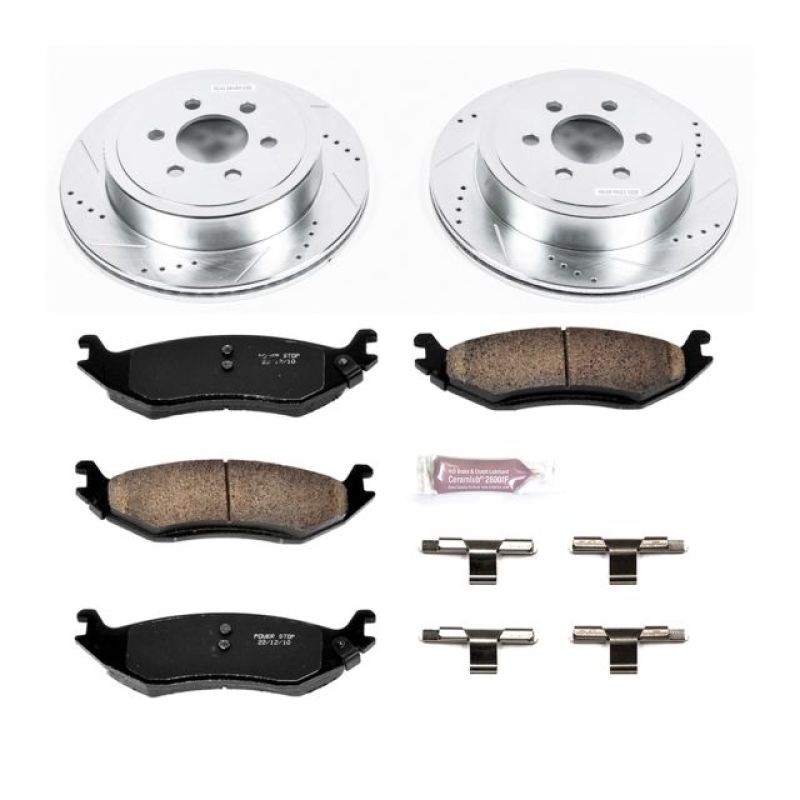 Power Stop 2003 Dodge Durango Rear Z23 Evolution Sport Brake Kit - My Store