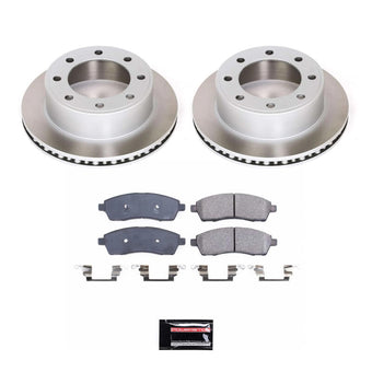 compare product Power Stop 99-04 Ford F-350 Super Duty Rear Semi-Coated Rotor Kit