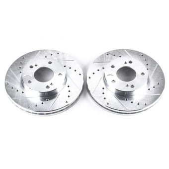 compare product Power Stop 93-97 Infiniti J30 Front Evolution Drilled & Slotted Rotors - Pair