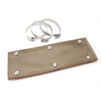 compare product DEI Pipe Shield w/Stainless Steel Clamps - 4in x 12in - Titanium
