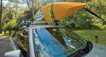 compare product Rhino-Rack Fixed J Style Kayak Carrier - Pair