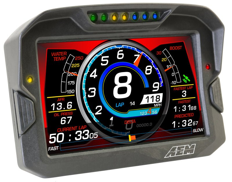 AEM CD - 7 Non Logging GPS Enabled Race Dash Carbon Fiber Digital Display w/o VDM (CAN Input Only) - My Store