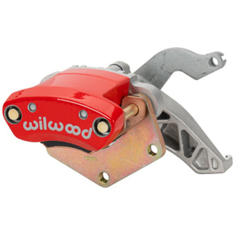 compare product Wilwood RH MC4 Mechanical Parking Brake Caliper - 2.00in Bracket - 1.10in Disc - Red