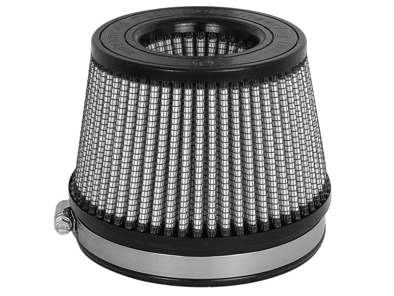 aFe MagnumFLOW Dry S Air Filter 5in. F x 5 - 3/4in. B x 4 - 1/2in. T (INV) x 3 - 1/2in. H - My Store