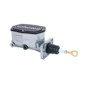 compare product Wilwood Compact Tandem Master Cylinder w/ Mopar 4 Bolt Flange w/ Pushrod 1in Bore - Chrome