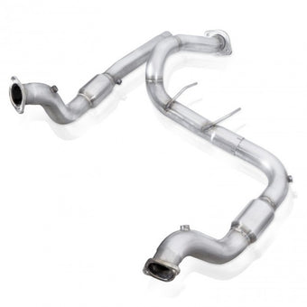 compare product Stainless Works 2017 F-150 Raptor 3.5L 3in Downpipe High-Flow Cats Factory Connection