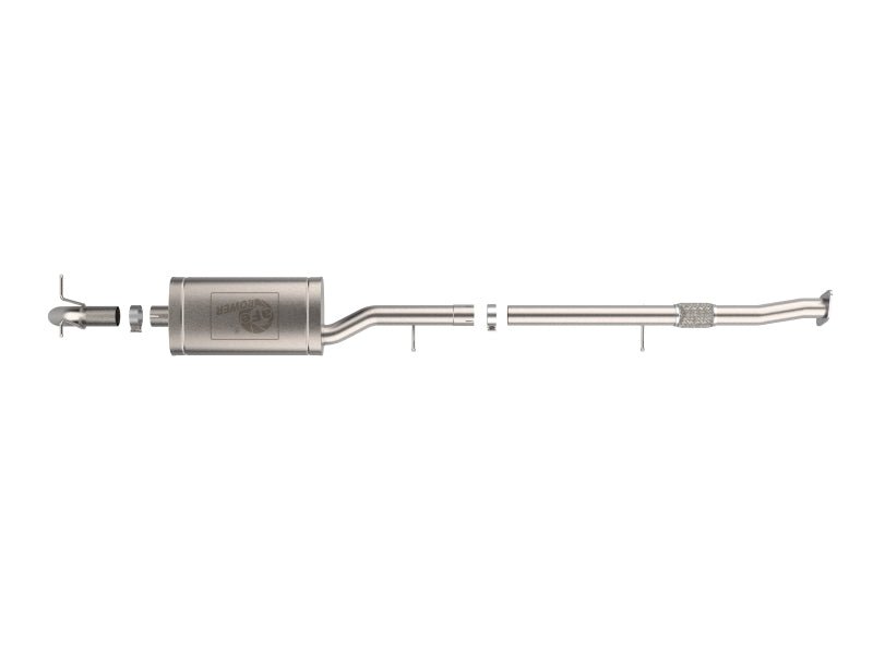 aFe 23 - 25 GM Colorado/Canyon L4 - 2.7L (t) ROCK BASHER 3 IN 409 Stainless Steel Cat - Back Exhaust - My Store
