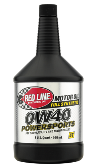 compare product Red Line 0W40 Motor Oil Quart (For Four-Stroke Dirt Bikes/ATVs/Powersports Applications)