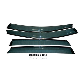 compare product BLOX Racing 07-11 CRV Door Sun Visors Smoke Acrylic 4pcs