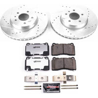 Power Stop 13 - 18 Cadillac ATS Front Z26 Street Warrior Brake Kit - My Store