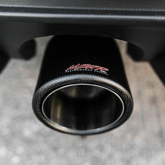 compare product MBRP Universal Carbon Fiber Tip 4in OD/3in Inlet/7.7in L