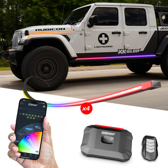 compare product XK Glow Addressable Accent Light Strip Kit For Jeep - Case of 20