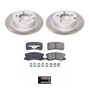 compare product Power Stop 11-12 Mitsubishi Outlander Sport Rear Semi-Coated Rotor Kit