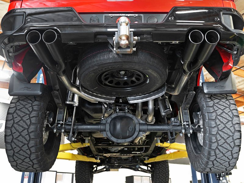 aFe Vulcan Series 3in 304 SS Exhaust Cat - Back w/ Black Tips 2019 GM Silverado/Sierra 1500 V8 - 5.3L - My Store