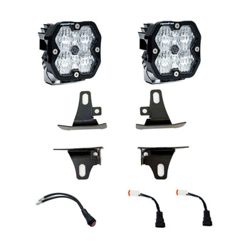 compare product Baja Designs 17-22 Ford Super Duty / 15-20 F-150 Squadron Sport 2.0 Fog Pocket Kit (WC) - Clear
