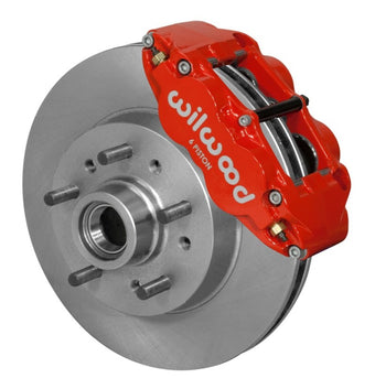 compare product Wilwood Narrow Superlite 6R Front Brake Kit 11.86in Red 64-70 GM C10 w/ Factory Drum Spindles