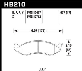 compare product Hawk LTS Street Brake Pads