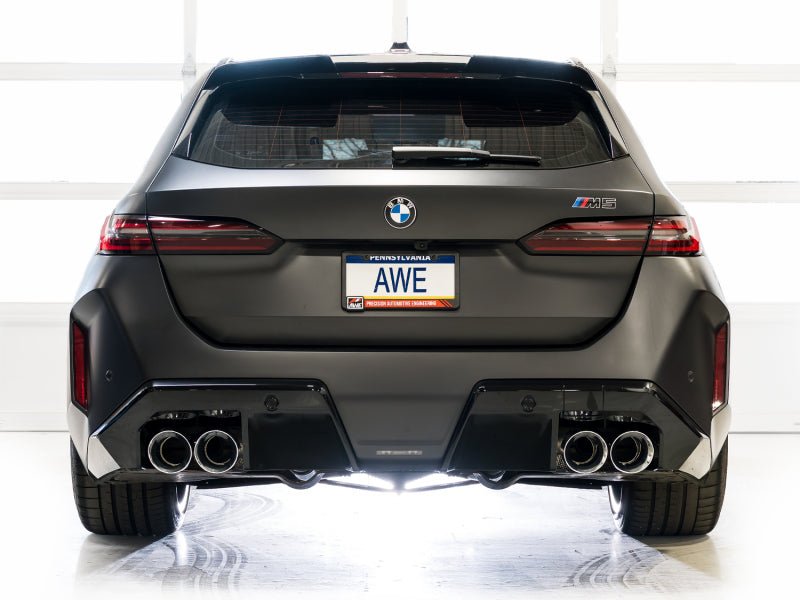 AWE Tuning BMW G90/G99 M5 Touring Edition Cat - Back Exhaust - Chrome Silver Tips - My Store